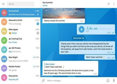 Telegram PC version download